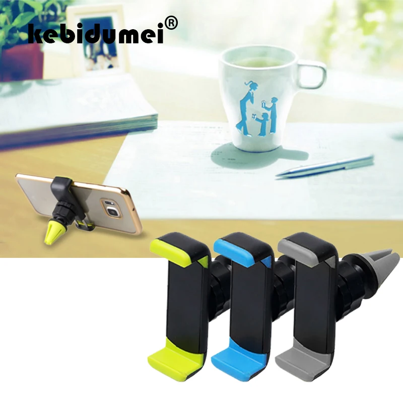 

kebidumei Car Mobile Phone Holder Adjustable Stretchable Air Outlet Mobile Phone Universal For iphone Samsung Xiaomi stand