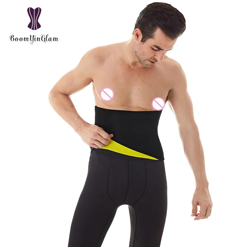Women And Men Wear Neoprene Sauna Fitness Waist Trainer Lose Weight