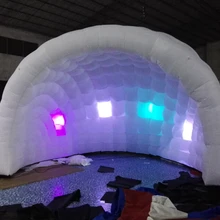 Высококачественный надувной полукупол, тент с светодиодный подсветкой для вечерние палатки для игрушек