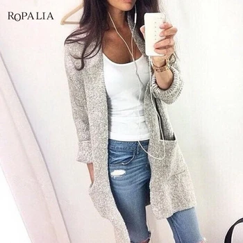 

Women Knitted Cardigan Long Sleeve Loose Knitting Cardigan Autumn Winter Sweater Female Fashion Coat Casual Tops