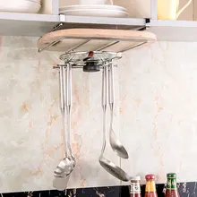 Настенная разделочная доска без перфоратора, шкаф с вагончиком, полка для разделочной доски, вешалка для кухонных полотенец WF3151123