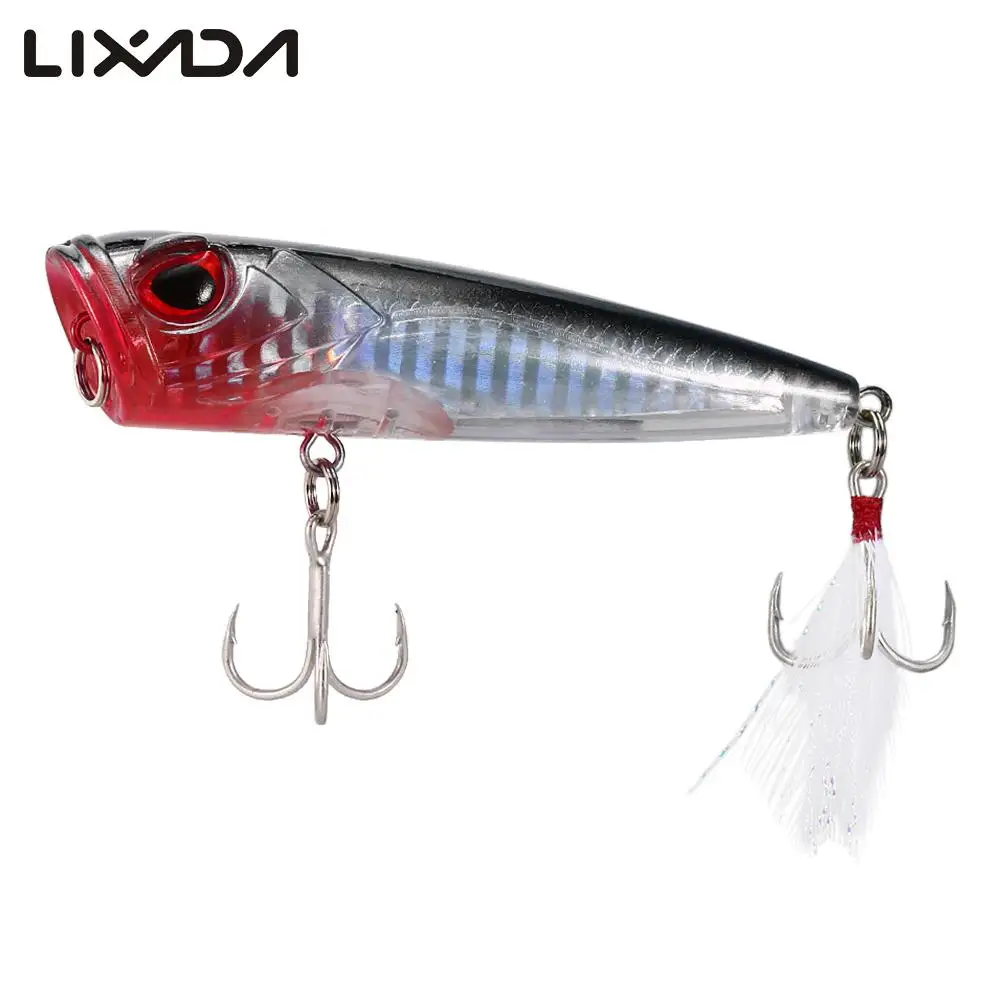 Lixada 76 мм 14 г искусственная рыболовная приманка Topwater рыболовные приманки поппер