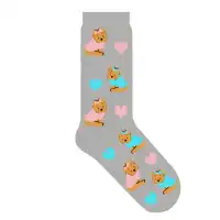 Yorkshire Terrier puppy Women's crew Socks cute dog yorkie gift kawaii 50 pair/lot
