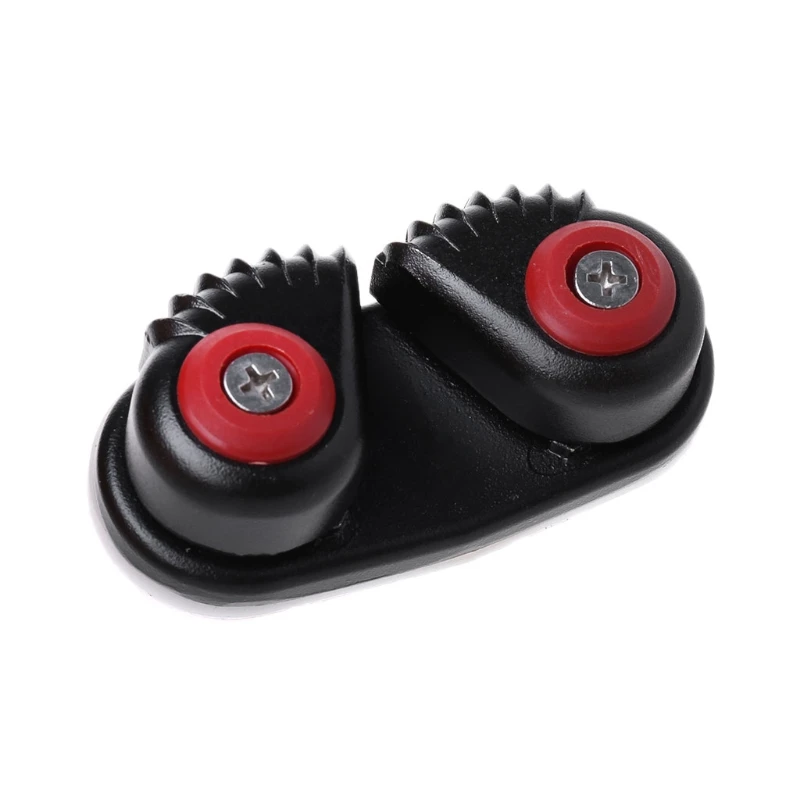 

Black Aluminium Nylon Clip Cord Lock Cam Cleat Sailboat Kayak Dinghy Accessory
