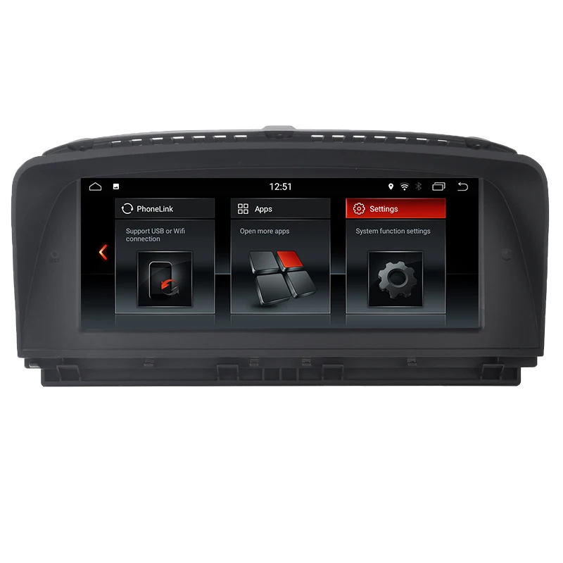 Discount Auto Multimedia Player for BMW 7 series E65 E66 2005 to 2009 8.8" Screen Android 8.1 PX6 Six Core WIFI Car GPS Navigation 1