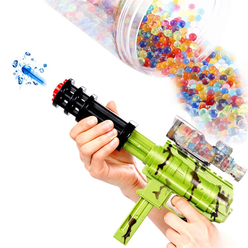 1 бутылка и 20000 шт цветные Кристальные мягкие водяные пули пистолет игрушка Пейнтбольные бусинки для выращивания грязи шарики почвенные пистолеты аксессуары Игрушки для мальчиков