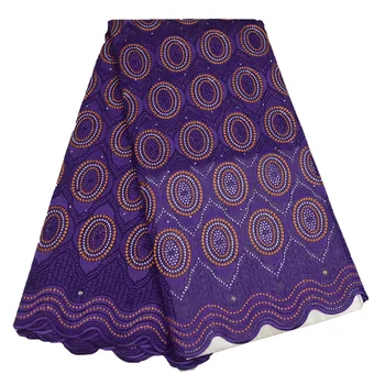 

2018 Latest Swiss Lace 2018 Africa Nigeria Lace Fabric purple African Voile Lace Fabric HJ500-2