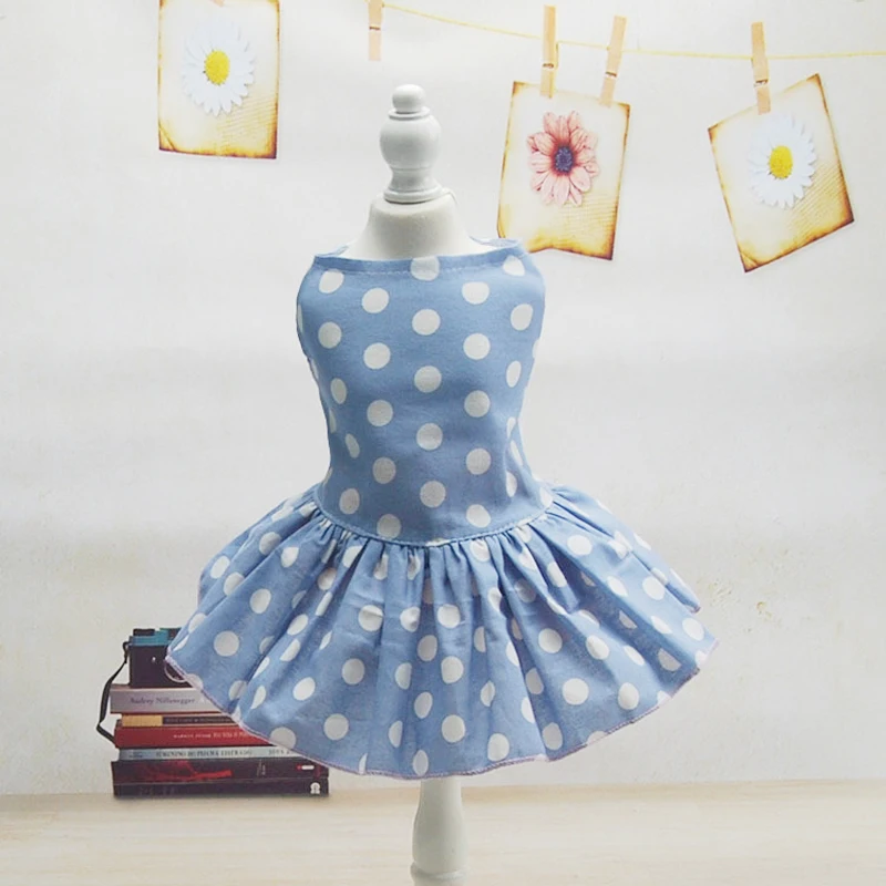 

Fashion Dot Pet Dogs Clothing Comfortable Dog Dress Clothes For Dogs Tutu Skirt Supplies XS S M L XL