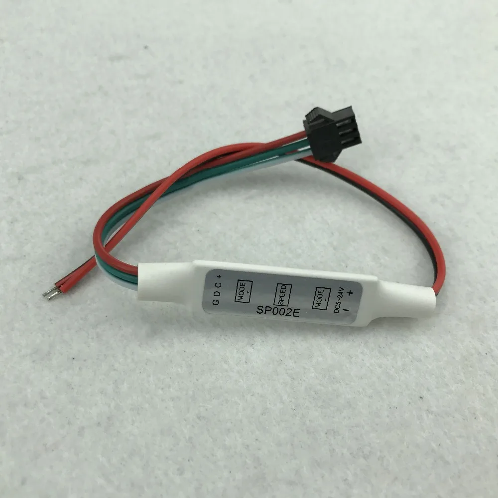 

DC5-24V WS2811 LED smart pixel controller;With 76 kinds of patterns;2048pixels controlled