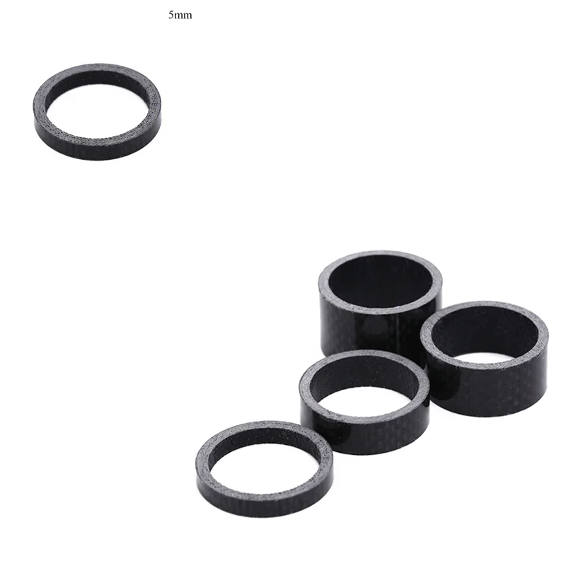 

A Pcs Of Cycling Bicycle Headset Carbon Fiber Washer MTB Bike Headset Stem Spacers Kit For Bike Fix Refit 5mm /10mm /15mm /20mm