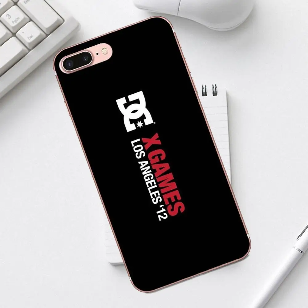 Qdowpz Stickerbomb Dc скейт Bmx новый специальный для iPhone 4 4S 5 5C SE 6 6S 7 8 Plus X XS Max XR Galaxy A3 A5 J1 J3 J5 J7