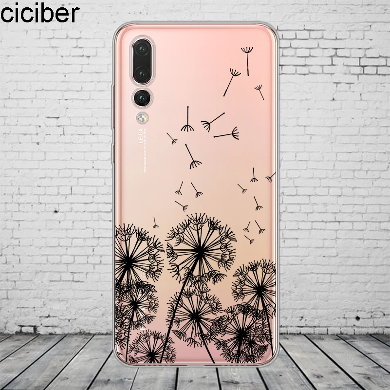 Ciciber Тотем Одуванчик чехол со слоном для huawei P30 P20 P10 P9 P8 Lite Pro Plus P smart мягкий чехол для телефона TPU оболочка