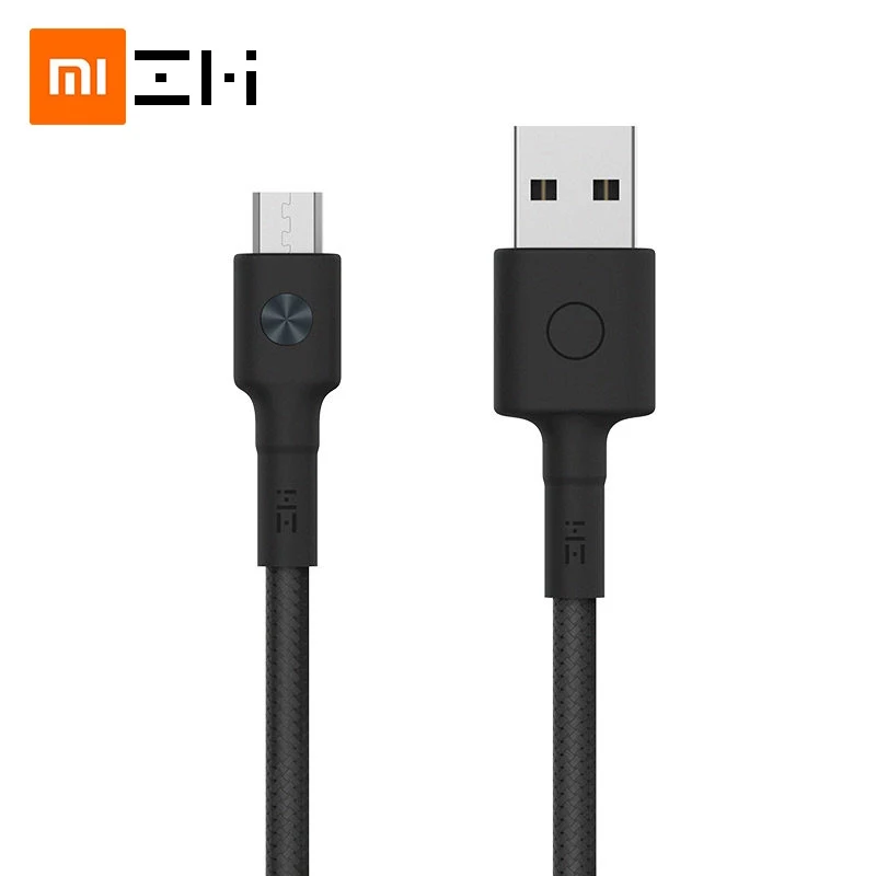 

Original xiaomi zmi micro usb cable Braided 2A fast charging data cable for Samsung 5 sony redmi note 5 charger cable 1m Android