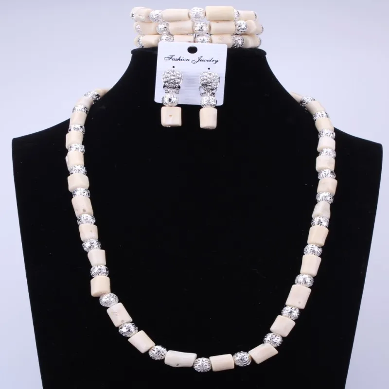 

Exclusive White Coral Chunky Statement Necklace Set Gold Dubai Women Bridal Jewelry Set Free Shipping
