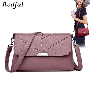 

fashion leather messenger bag women's 2019 small bags women shoulder bag ladies tote crossbody handbag female Purple Black Green