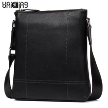Кожаные сумки для мужчин Модная брендовая натуральная кожа Креста тела сумки мужская повседневная кожаная сумка для iPad/гаджеты