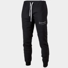2018 Autumn Men Gyms Long pants Cotton Men’s workout fitness Pants casual Fashion sweatpants jogger pant skinny trousers Hip Hop