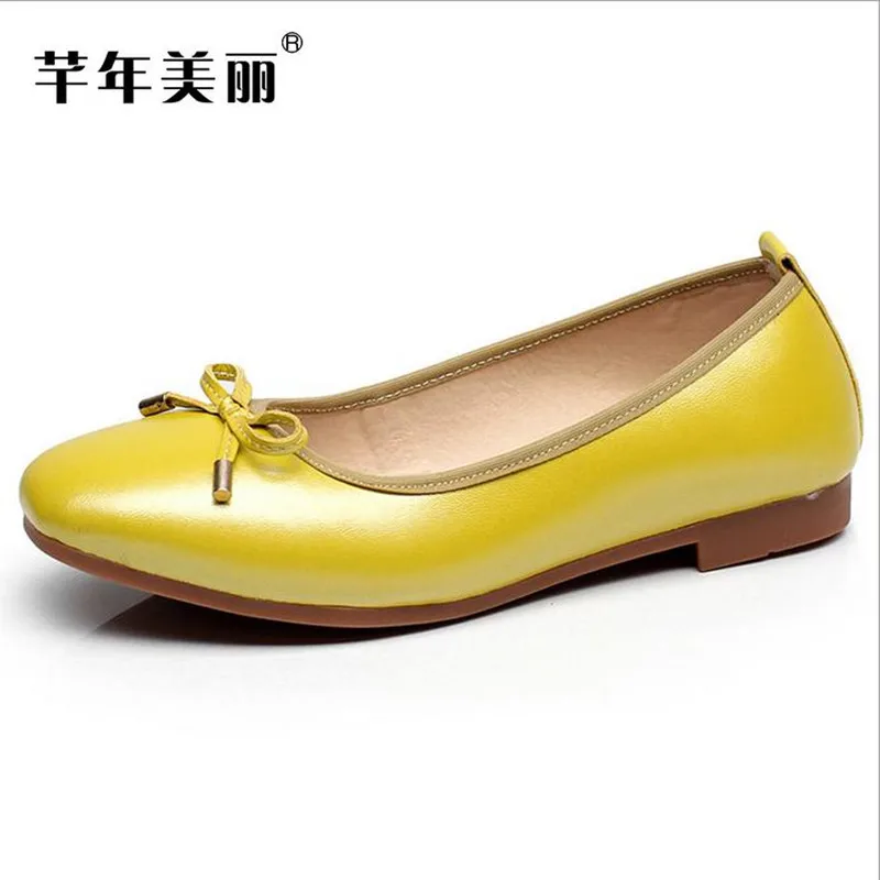 Spring fashion women flat shoes Plus Size driving pregnant women shoes yellow, black, soft bottom ballet flats Free shipping Spring fashion women flat shoes Plus Size driving pregnant women shoes yellow, black, soft bottom ballet flats Free shipping