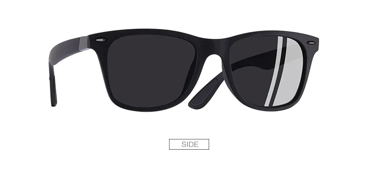 Новинка, мужские поляризованные солнцезащитные очки, женские очки для вождения, зеркальные очки, черная оправа, мужские очки UV400 Oculos De Gafas