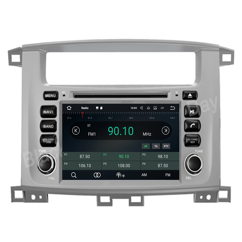 2Din Android 10 4GB RAM 7&quot For Land Cruiser 100 GPS Navi Stereo Radio Car Multimedia Player Head Unit System 8 core PX5 | Автомобили и