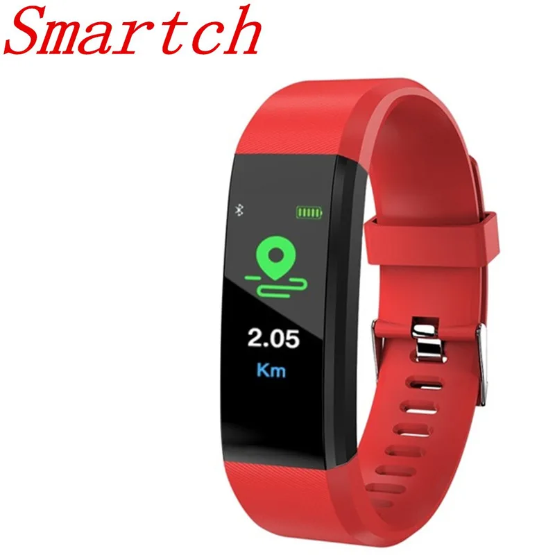 

696 ID115 HR PLUS Smart Watch Wristband Sports Heart Rate Smart Band Fitness Tracker Smart Bracelet Smart Watch for IOS Android