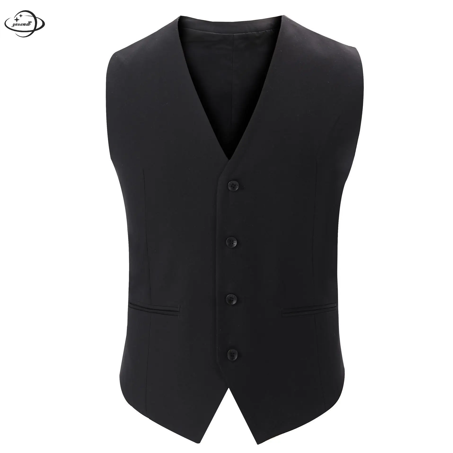 YAUAMDB men suits vests 2018 spring autumn M 3XL cotton blazer