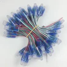 50 шт./лот DC 5 в 12 мм WS2811 полноцветный светодиодный светильник, водонепроницаемый IP68 RGB цвет 2811 IC цифровой светодиодный Рождественский светильник