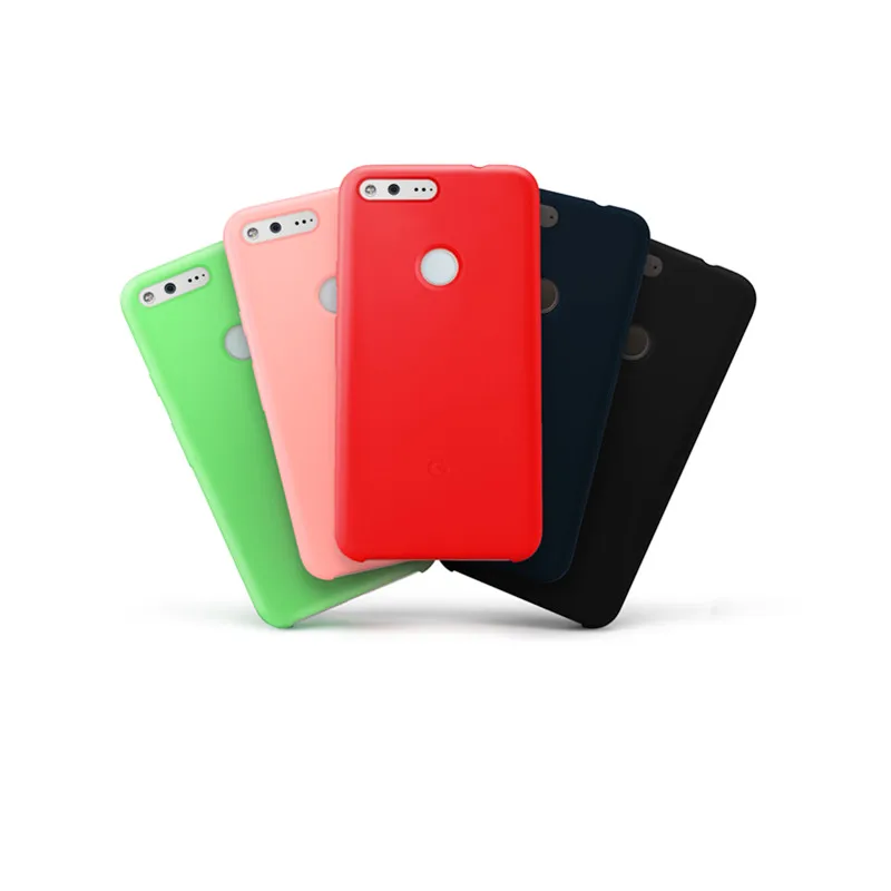 

For Google Pixel XL CASE With Protector shell Soft Liquid silicone Phone Back Cover Coque