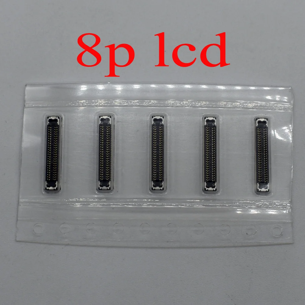 

50pcs/lot Original new Touch Screen LCD Display FPC connector for iPhone 8g 8 plus on motherboard logic board mainboard