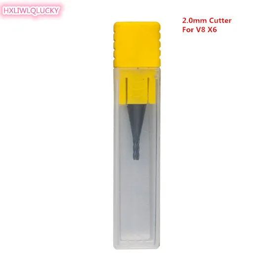 

HXLIWLQLUCKY 2.0mm Milling Cutter For V8 X6 Key Cutting Machine Free Shipping