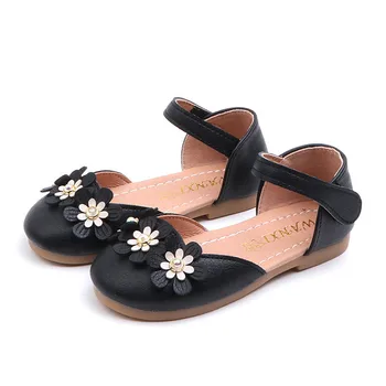 

Huang Neeky W#4 NEW Fashion Cute Hot Toddler Infant Kids Baby Girls Flower Single Princess Leather Shoes Sandals