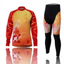 Xintown весна женский длинный рукав Велоспорт Джерси Набор Спорт на открытом воздухе одежда для велоспорта Осень велосипед Джерси KitQuick сухой цикл Джерси