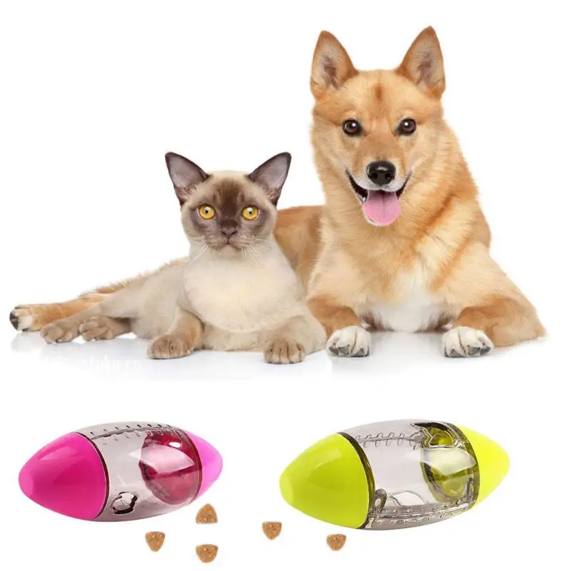 Dog Cat Food Ball Toy Interactive Pet IQ Training Toy Food Balls Treat