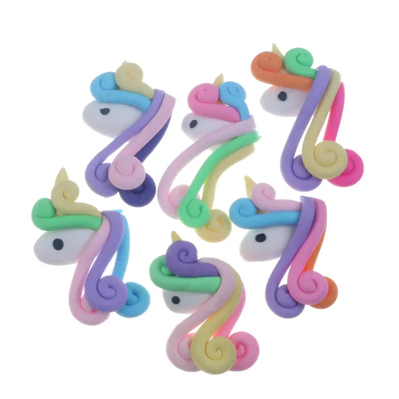 

10Pcs Mixed Resin Unicorn Cabochon Flatback Decoration Crafts Embellishments For Scrapbooking Diy Accessories