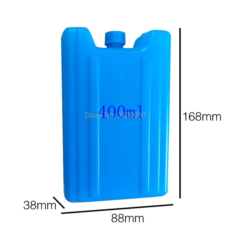 HDPE наполненный льдом контейнер плоского типа ледяной ящик для ланча и сумки-холодильники большой емкости 400 мл Абсорбирующая полимерная смола коробка