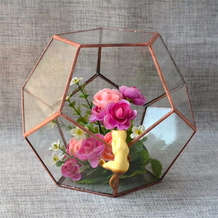 

Geometric Crystal Shape Terrariums Tabletop Box Planter Vase Ball Type Hanabusa Glass Terrariums Garden Bottles Terrariums