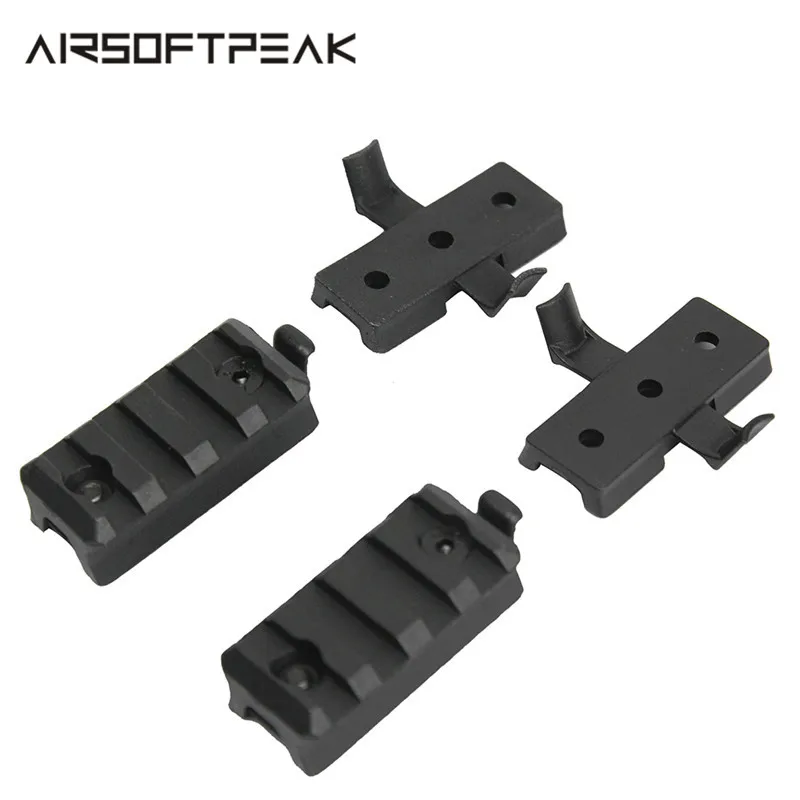 

30MM Fast Plastic Mount Set for FAST Style Helmet Rail Side Gadgets Picatinny Adapter Rails Outdoor Hunting Shooting Equipments