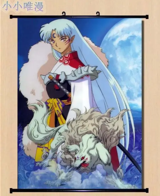 Inuyasha WALL SCROLL home decor poster 60*90cm A01-in Painting