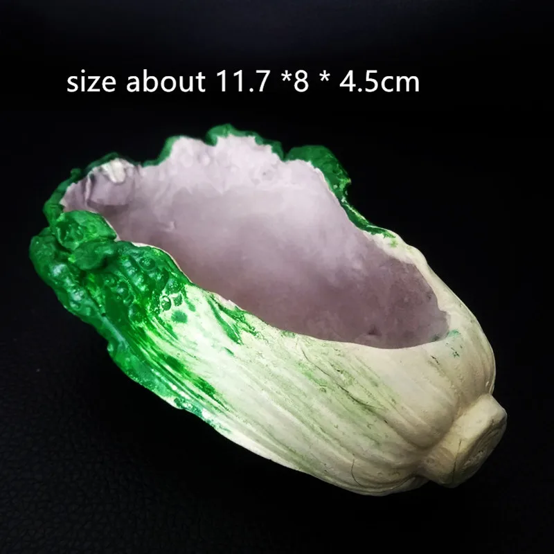 Vegetable Planter Silicone Concrete Mold 3D Handmade Craft desktop decorating flowerpot Mould Cement Cards Holder Molds
