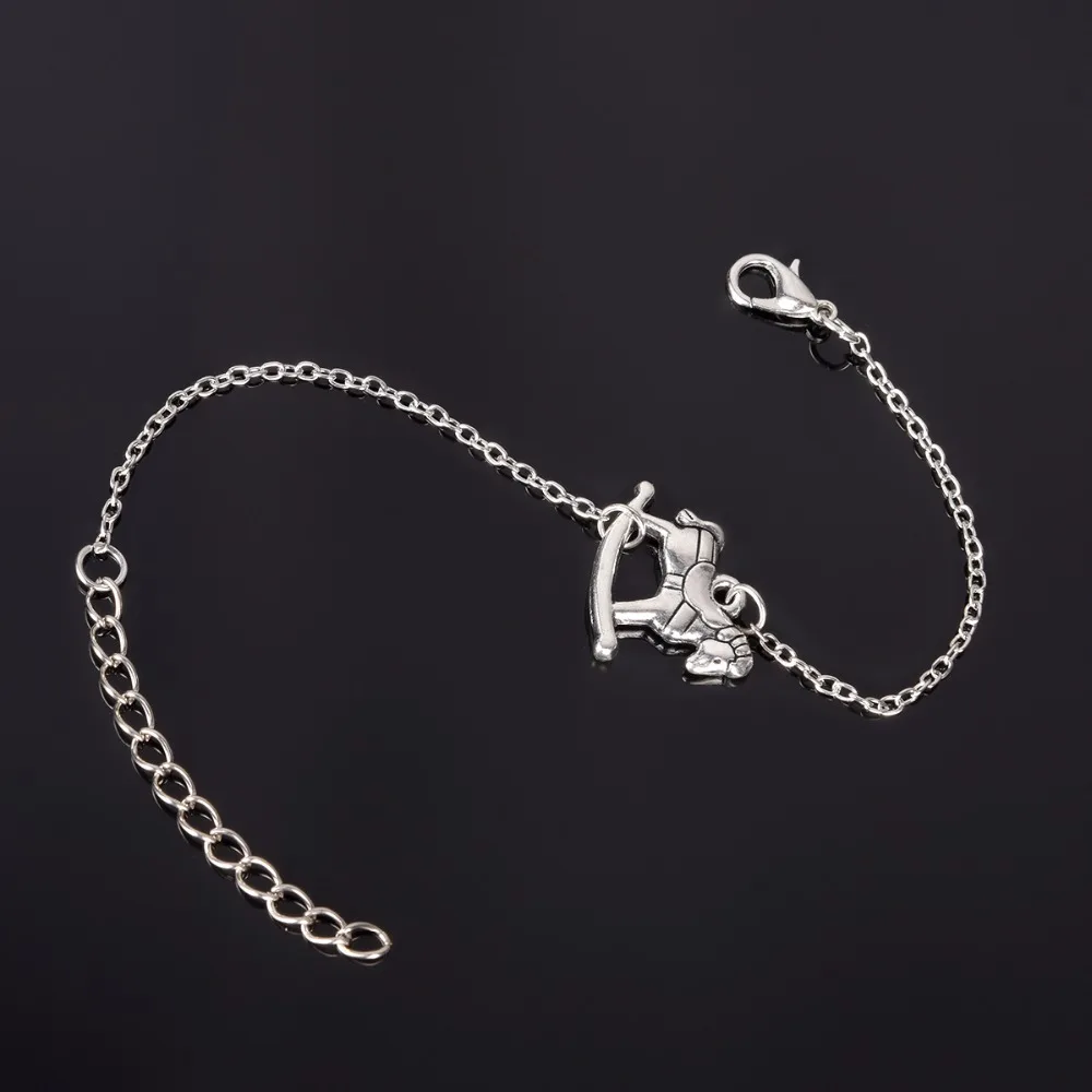 Simple Style Silver Plated Charm Bracelet Jewelry Gift Wedding Banquet Wholesale Top Quality 1 D2 11