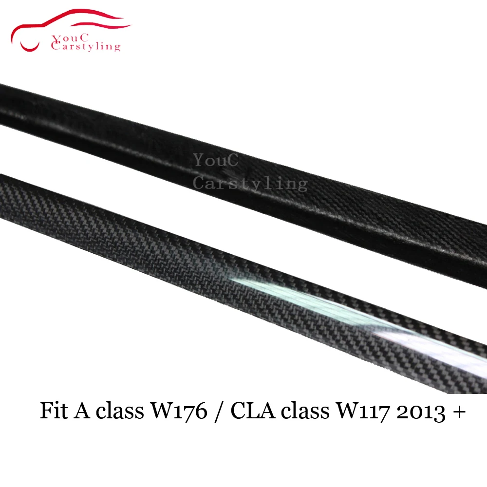 Боковая юбка из углеродного волокна в стиле OEM бампер для Mercedes A Class W176 CLA W117 A45 CLA45 AMG