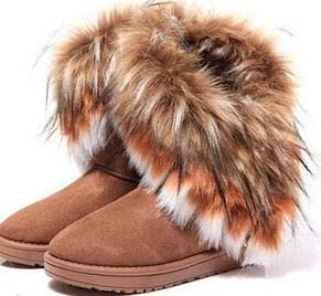 boots with fur on the outside