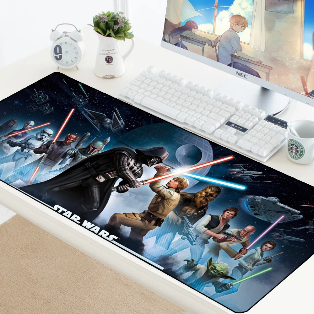 Star Wars King Gaming Mouse Pad XL Keyboard Computer Gamer Desk PC Laptop Computer Home Office Spee
