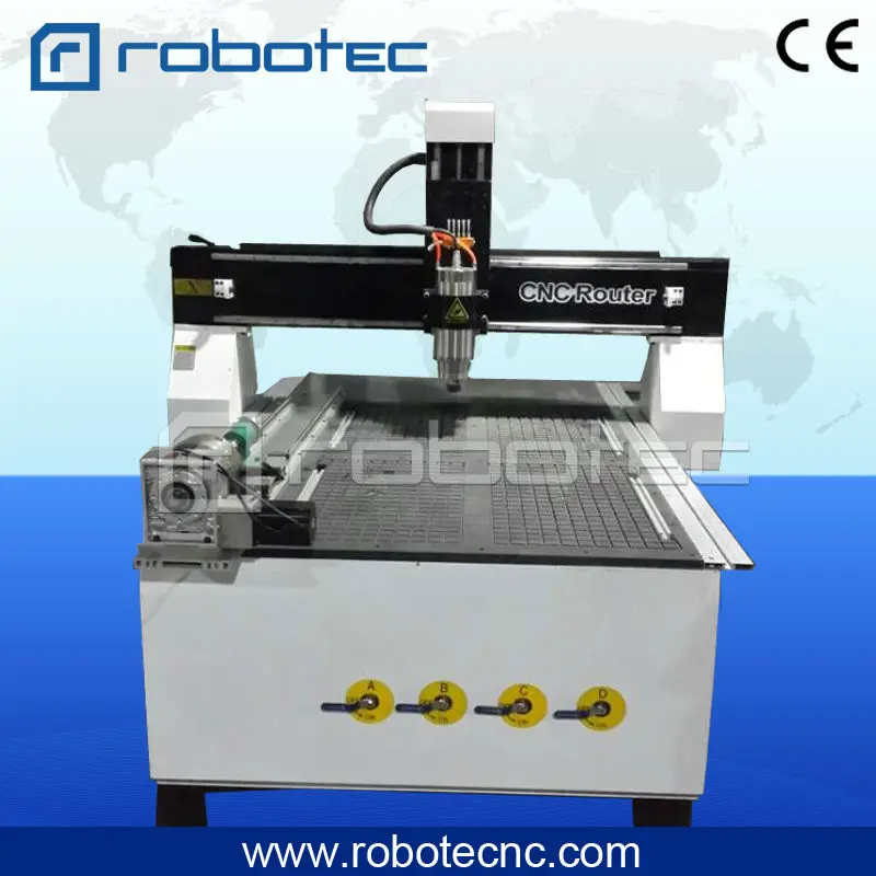 Robotec CNC router 3d wood cutting machine carving milling machine 1218