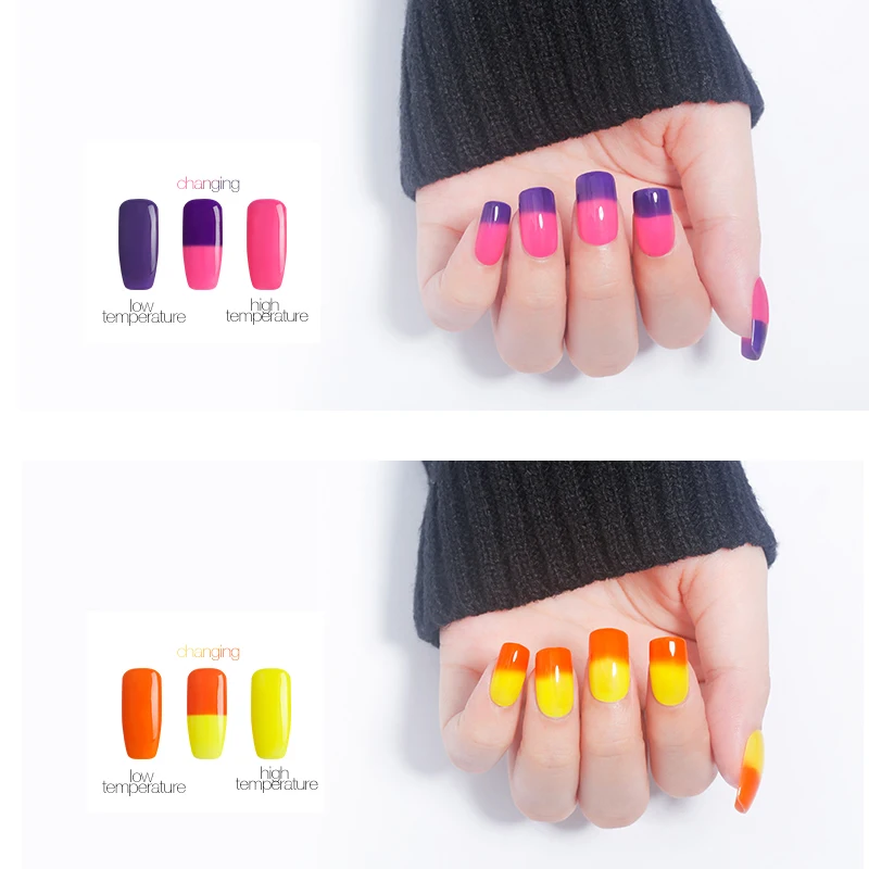 Gelfavor 7 мл гель Лаки Temprature изменения Цвет УФ лак для ногтей Nail Art вылечить ногти