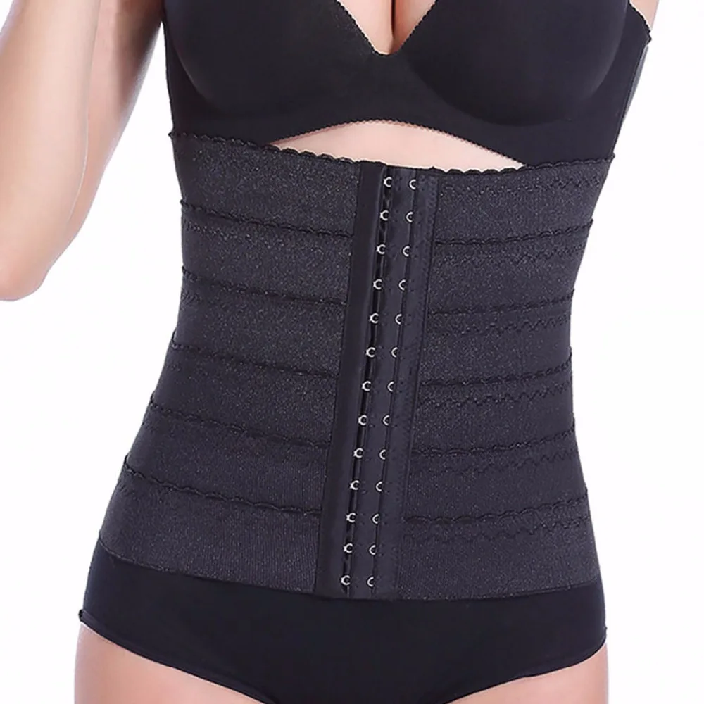 S 3XL Plus size waist trainner corset for postpartum women cincher ...
