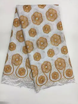 

African Swiss Voile Lace High Quality Eyelet Cotton Swiss Lace Material Latest African Swiss Lace Fabric With Stones 16fd8d-2
