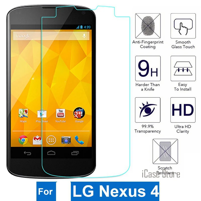 Для LG Google Nexus 4 5 5X5 X Pixel XL L Экран протектор Закаленное Стекло для huawei 6 P E960 E980