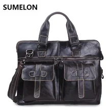 Натуральная кожа Для мужчин сумки из коровей кожи Сумки; фирменный дизайн; плечо женская сумка-мессенджер Портфели ноутбук Бизнес сумки