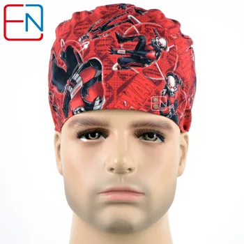 

Hennar Surgical Scrub Caps Doctor Surgical With Masks Print Dome Scrub Caps For Doctor Nursing Accessories High Quality Unisex